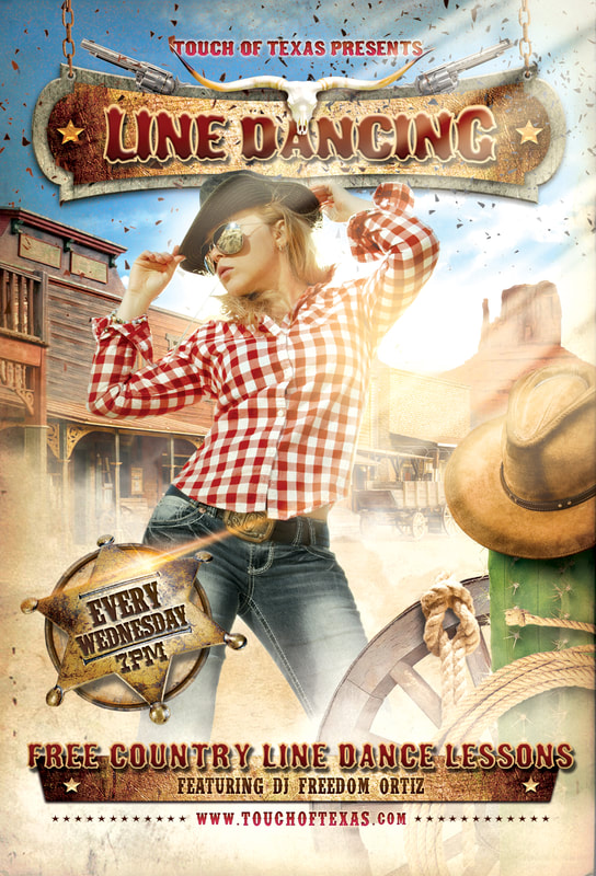 Line Dancing Touch of Texas, Free line dancing lessons